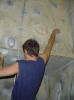 Paul rock climbing